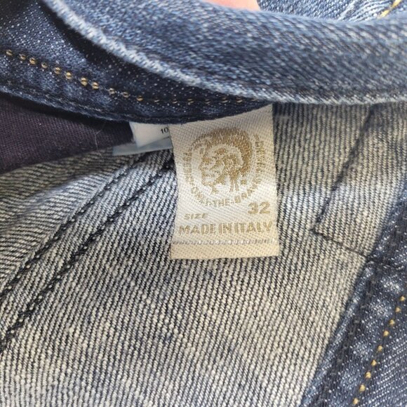 Diesel Men's Size 32 x 28 Jeans Quratt Button Fly - Picture 4 of 5